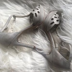 Anne Klein Gold Brushed Heels